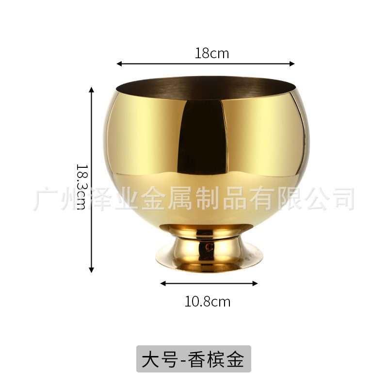 Gold Spherical Bas B