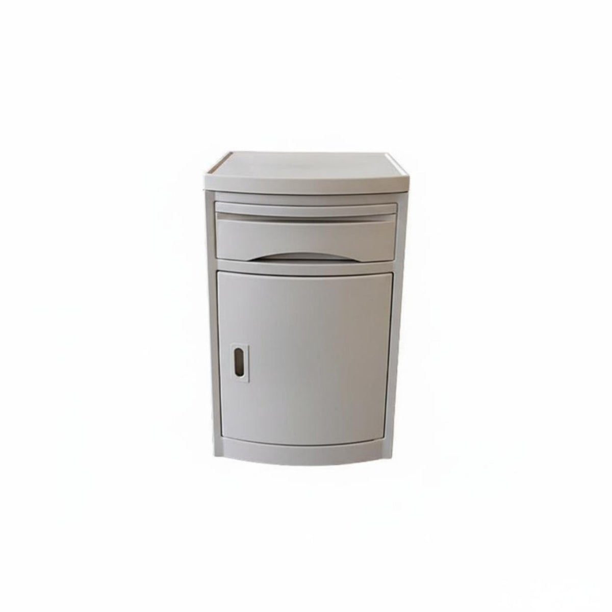 Patient Room Nightstand Easy to Clean Hospital Furniture Side Hooks for Patients