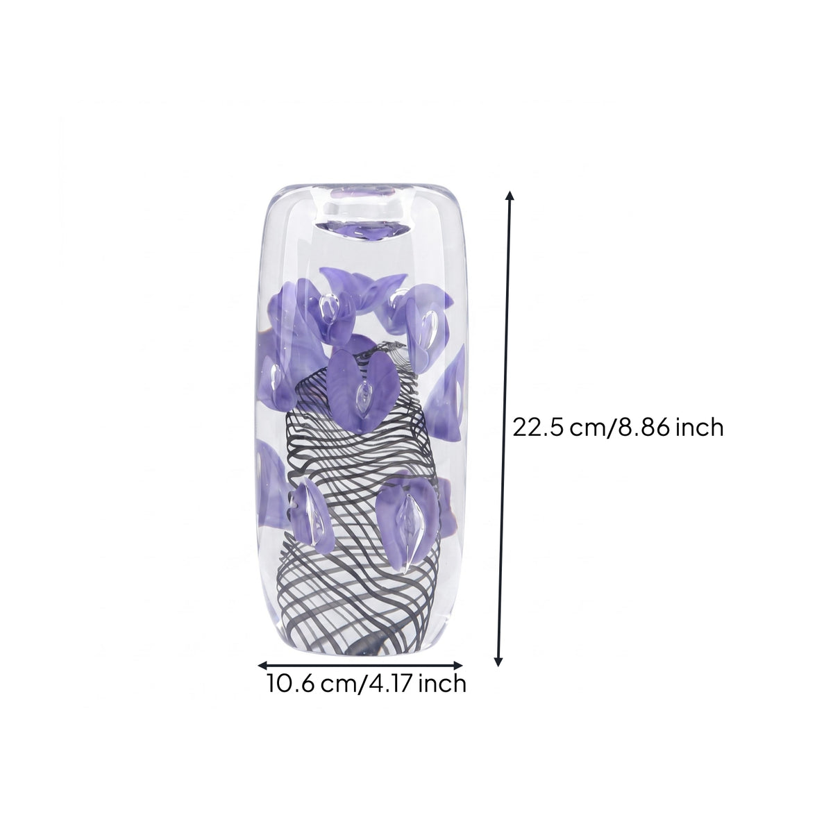Petal Glass Candle Holder Luxury Glass Candle Holder High Clearness Home Decor for Hotel
