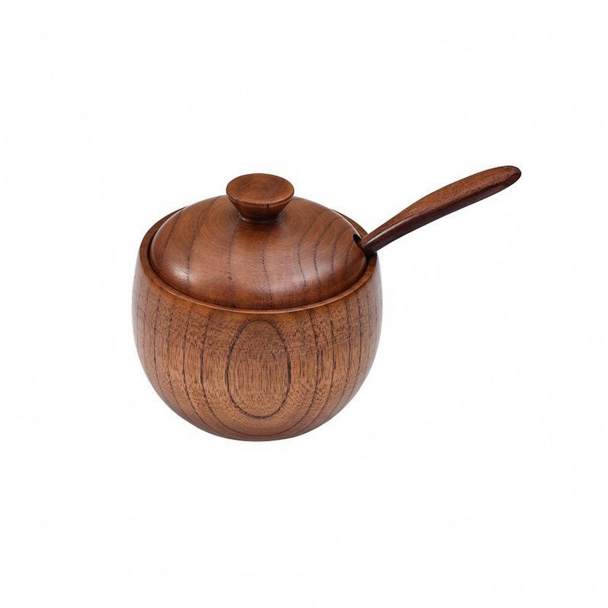 Wooden Seasoning Jar Freshness Keeping Wood Seasoning Jar