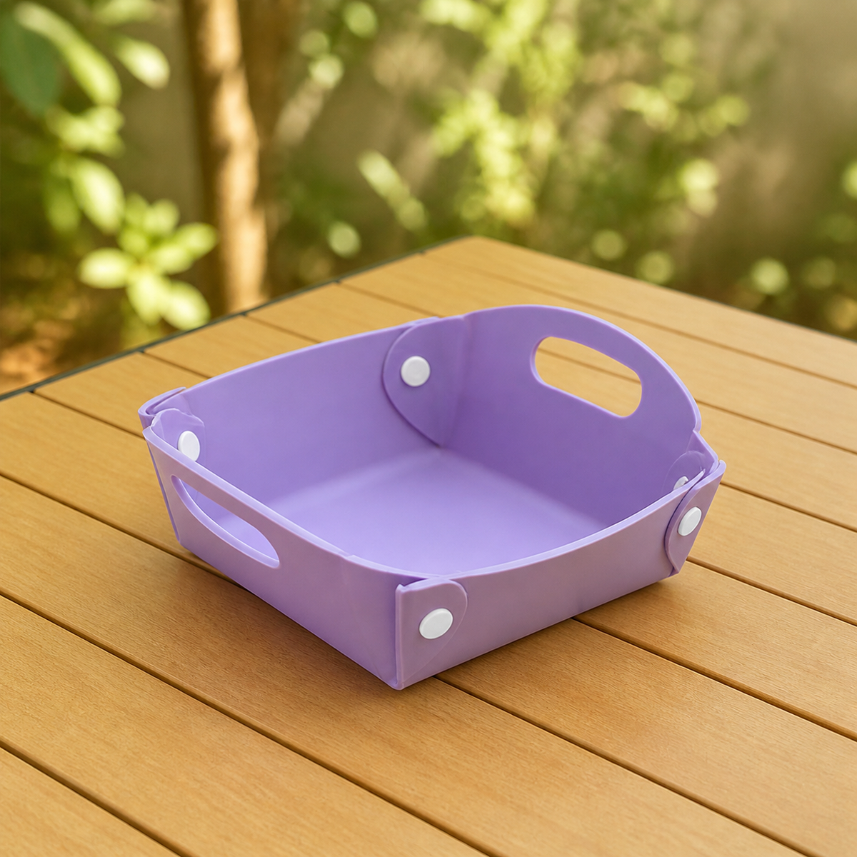 Storage Baskets for Organizing, Pantry Vegetable Storage Basket, Foldable Fruit Basket with Handles, Multi Functional Orchid Synthetic Material