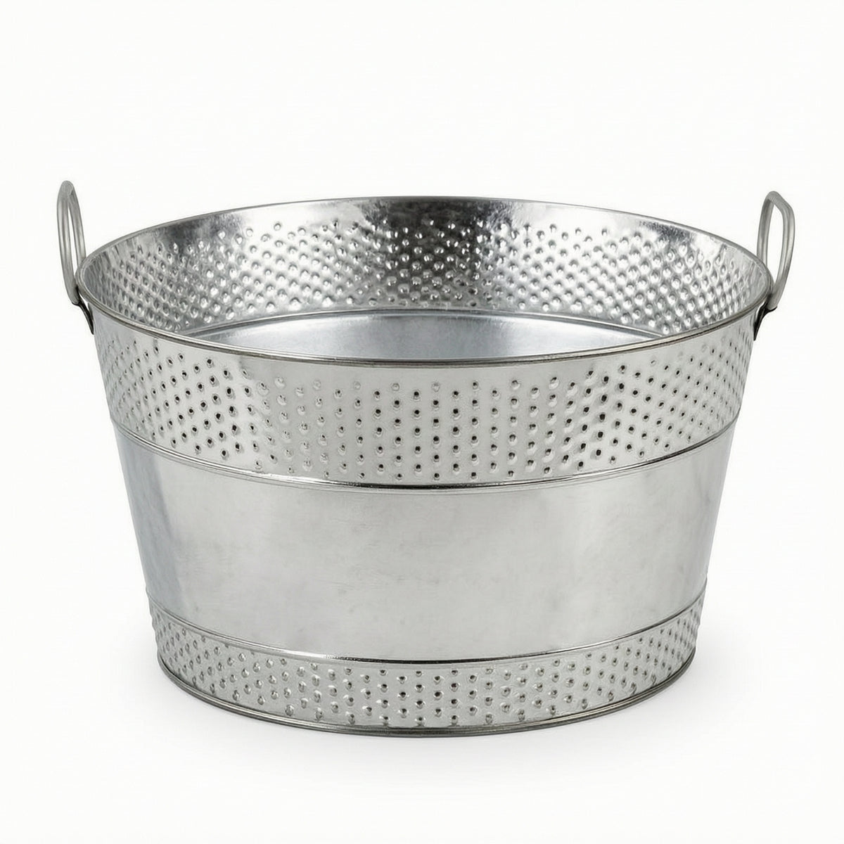 Ice Tub with Handles Tapered Bottle Chiller Portable for Hosts, Bartenders