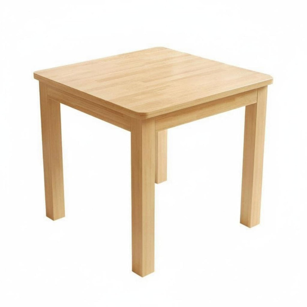 Square Meal Table sturdy Wood Square Utility Table Multi-Purpose Simple Design for Apartment Dwellers, Study Room, Home Office
