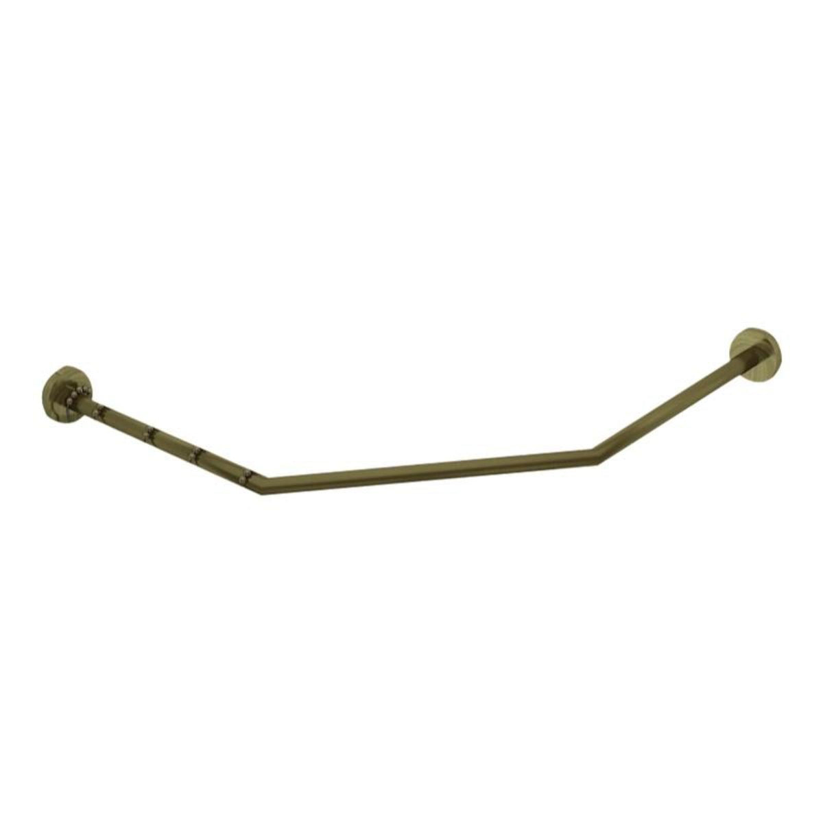 No-drill adjustable shower rod