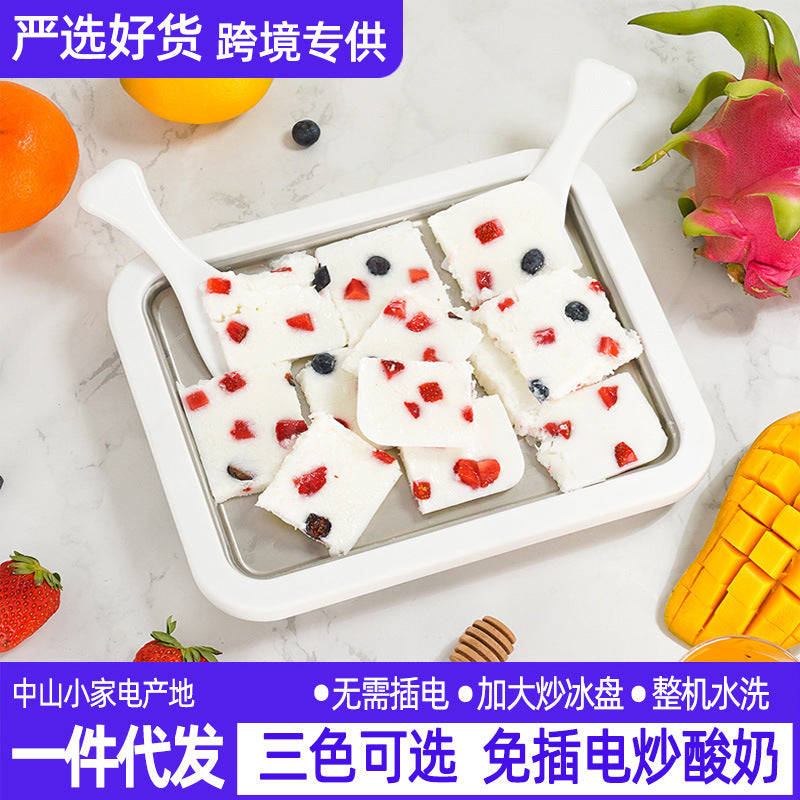 New Style Fruit Ice Pan Household Children's Small Homemade Yogurt Machine Stainless Steel Ice Maker