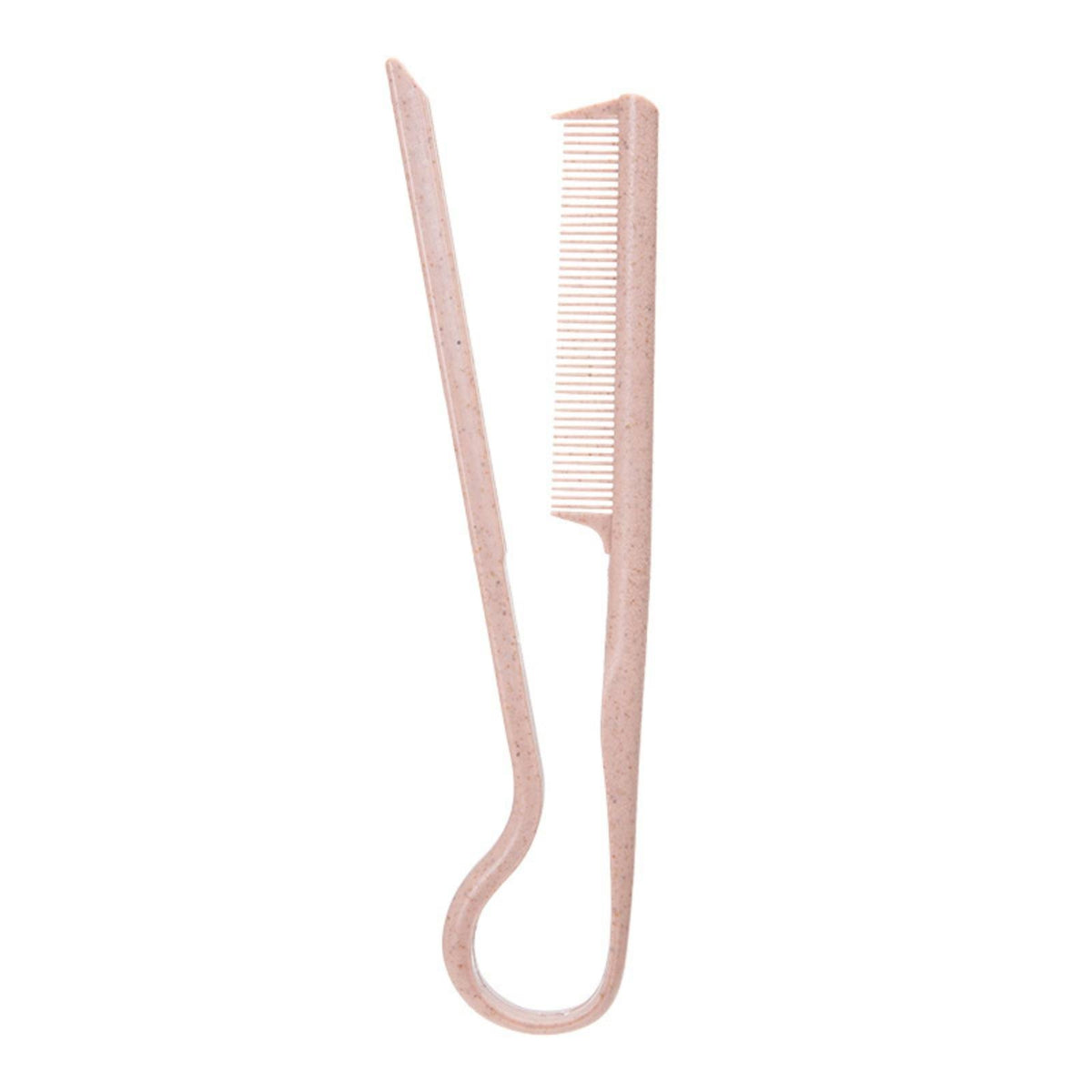 Spring-Loaded Clasp-Style Hair Comb Washable V-Shaped Hair Comb Lightweight Compact for Women, Blow Drying, Home Grooming