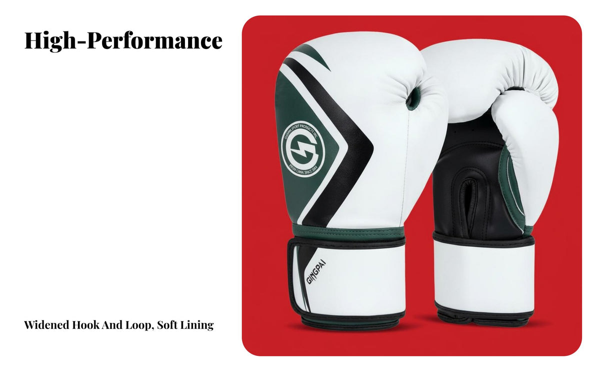 Wrist Support Muay Thai Training Gloves Thickened Padding Muay Thai Gloves Shock Absorbing Combat Sports Gear Long-Lasting PU Leather for Children, Young Adults, Women