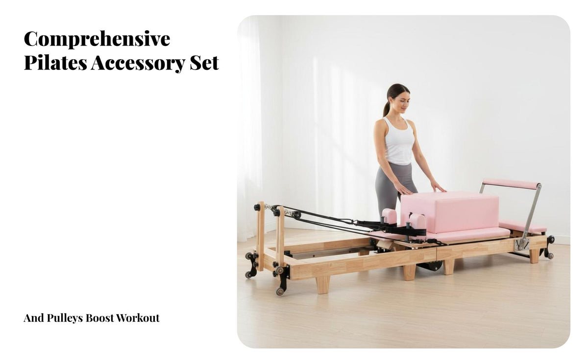 Space-Saving Foldable Pilates Reformer Adjustable Resistance Pilates Reformer Full-Body Workout Foldable Core Bed Studio Grade for Home Gym Users, Stretching Practiti Single Rs, Beginners, Small Areas