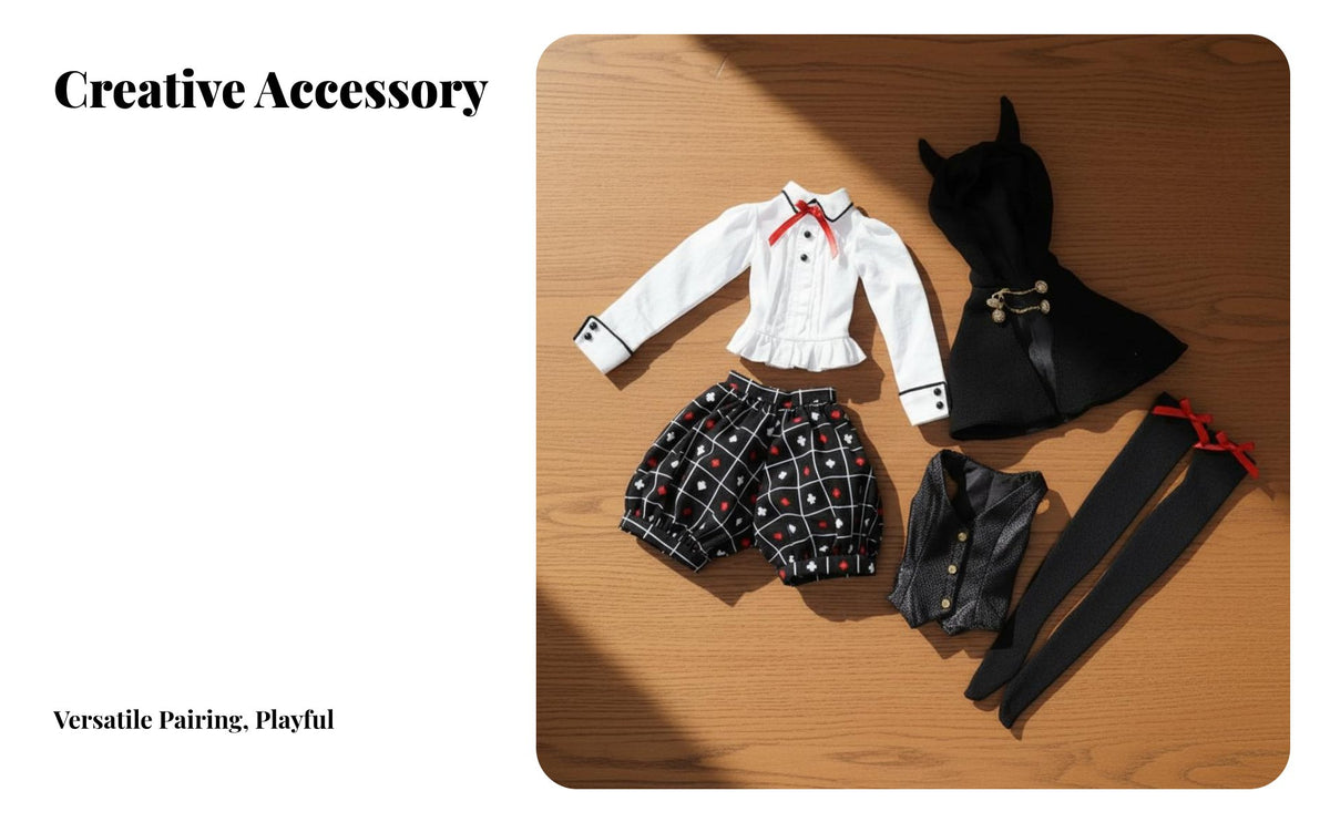 1/3 Doll Clothes Set Doll Apparel Fashionable Toy Accessory for Girls, Kids, Decoration