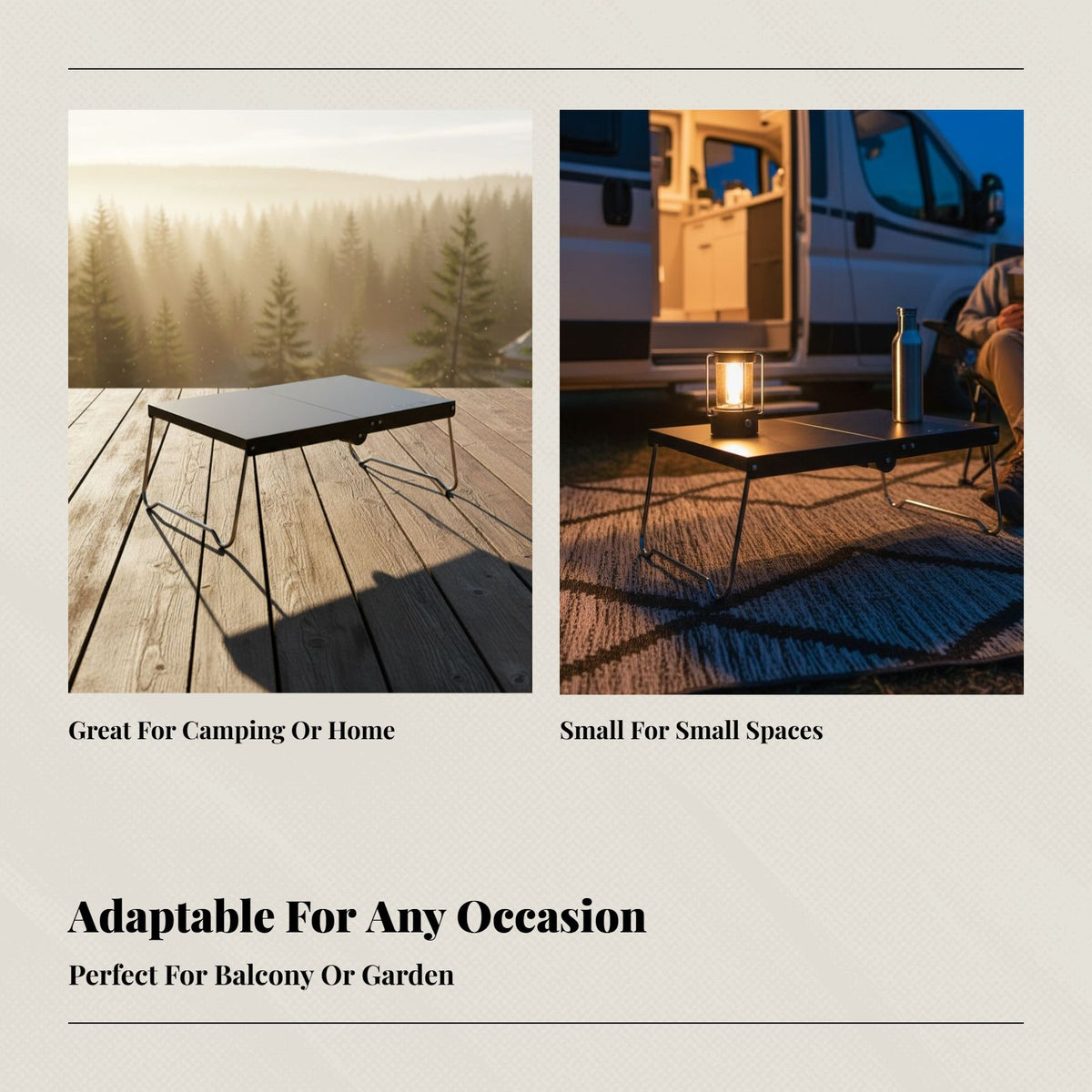 Lightweight Mini Folding Table, Portable Aluminum Alloy, Outdoor Camping Side Table