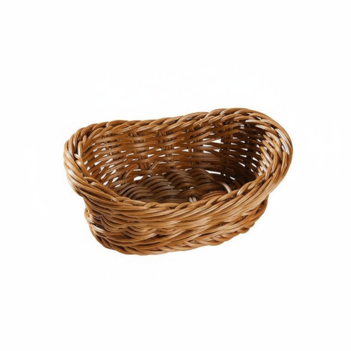 Woven Basket with Handles sturdy Woven Tote Box Waterproof for Bedroom, Kitchen