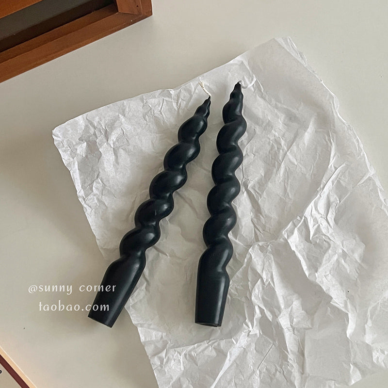 ins复古做旧白色铁艺烛台香薰蜡烛台座欧式客厅餐桌氛围感摆件