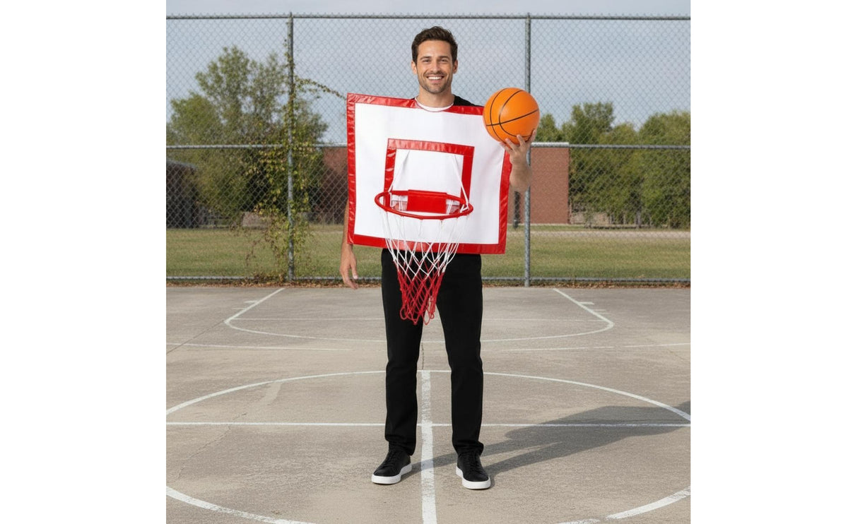 Wearable Basketball Hoop Costume | Interactive, indoor/outdoor, for Parties