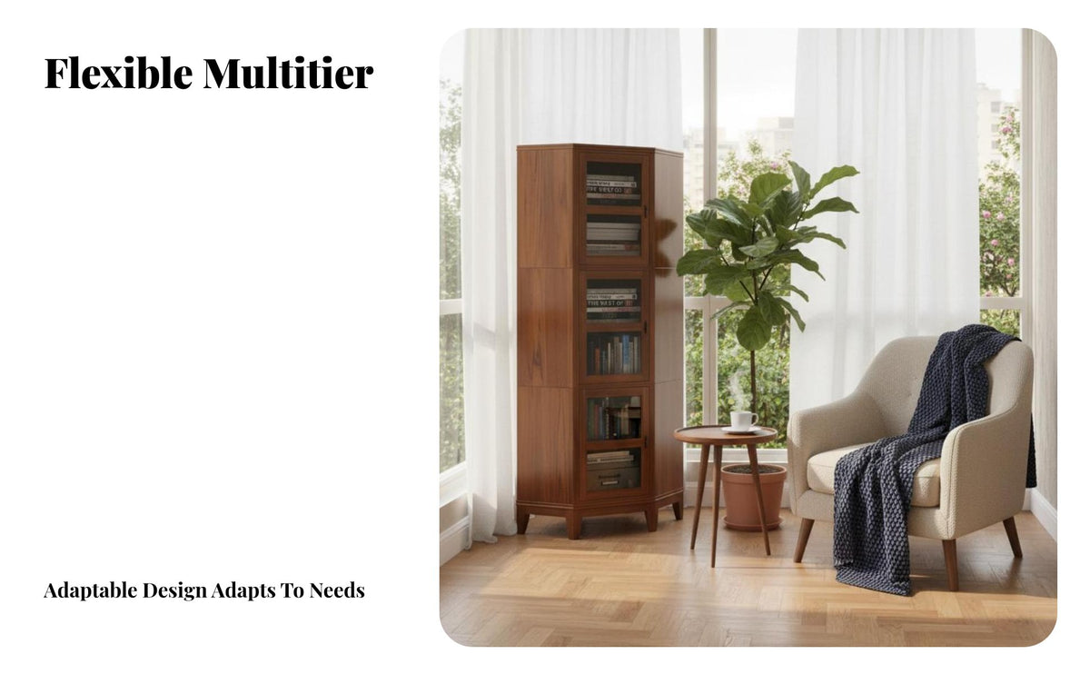 Space-Saving Design Sliding Glass Door Cupboard Multi-Functional Sliding Glass Door Credenza Adjustable Shelves book storage unit Easy Assembly for Apartment Dwellers, Interior Decorators, Bay opening Area, Living Room, Home Office, Bedroom