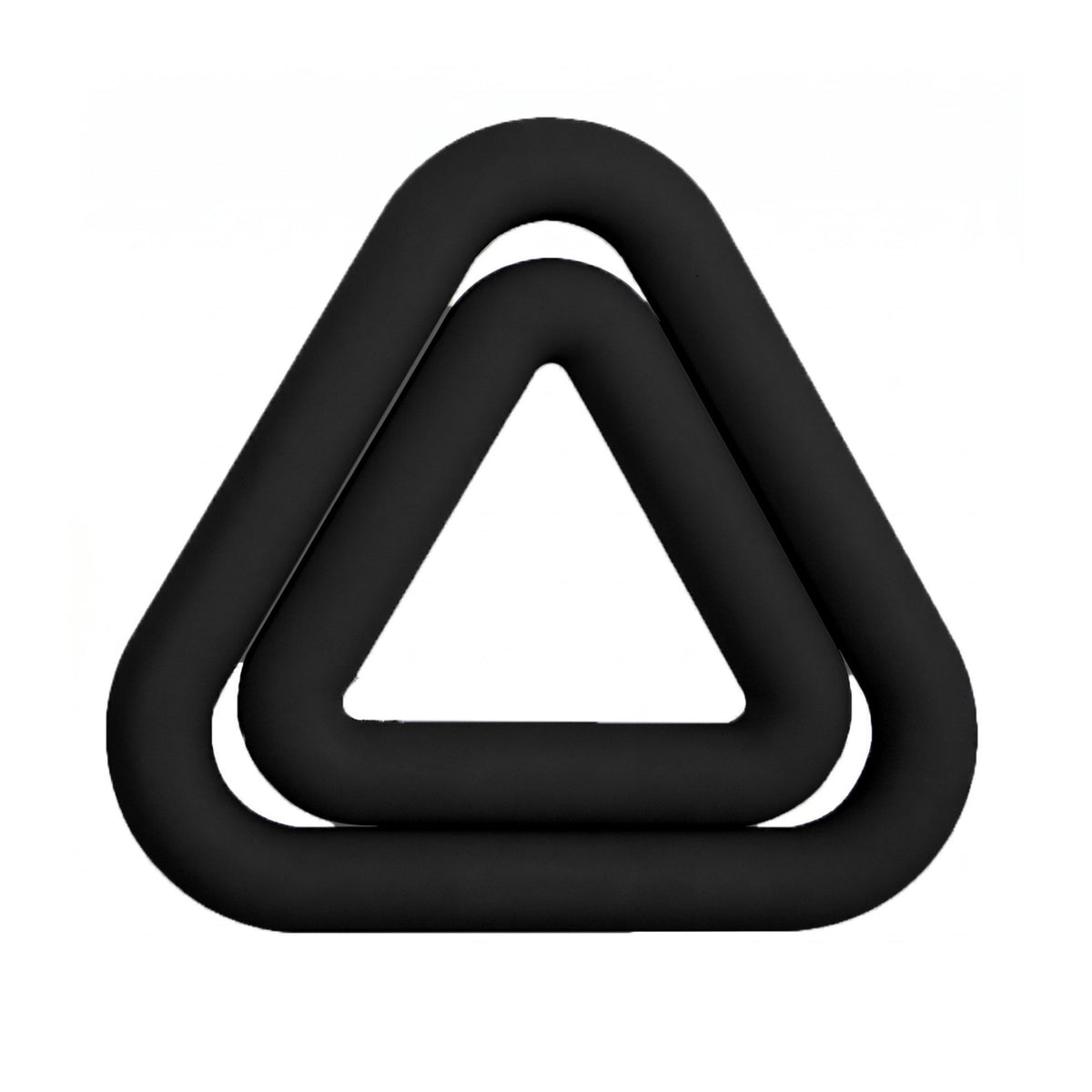 Silicone Iron Dumbbell Smooth Surface Triangular Dumbbell Rounded Corners Exercise Equipment for Pilates