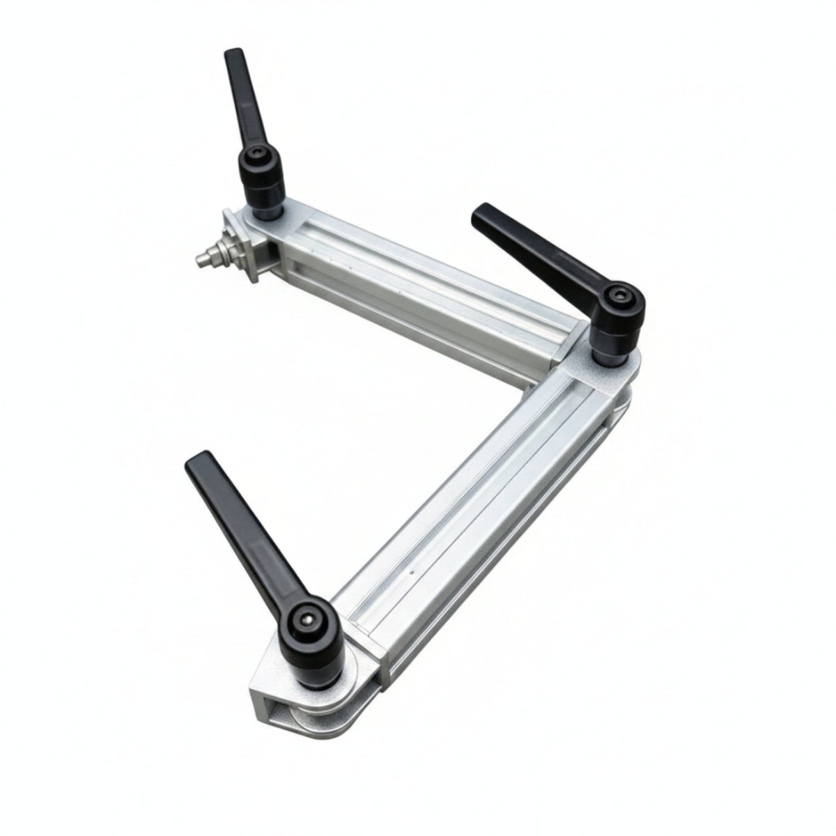 2 Pieces Aluminum Profile Movable Hinge Connector Adjustable Movable Hinge Connector Industrial Hardware for Builders, Hobbyists, Frame Construction