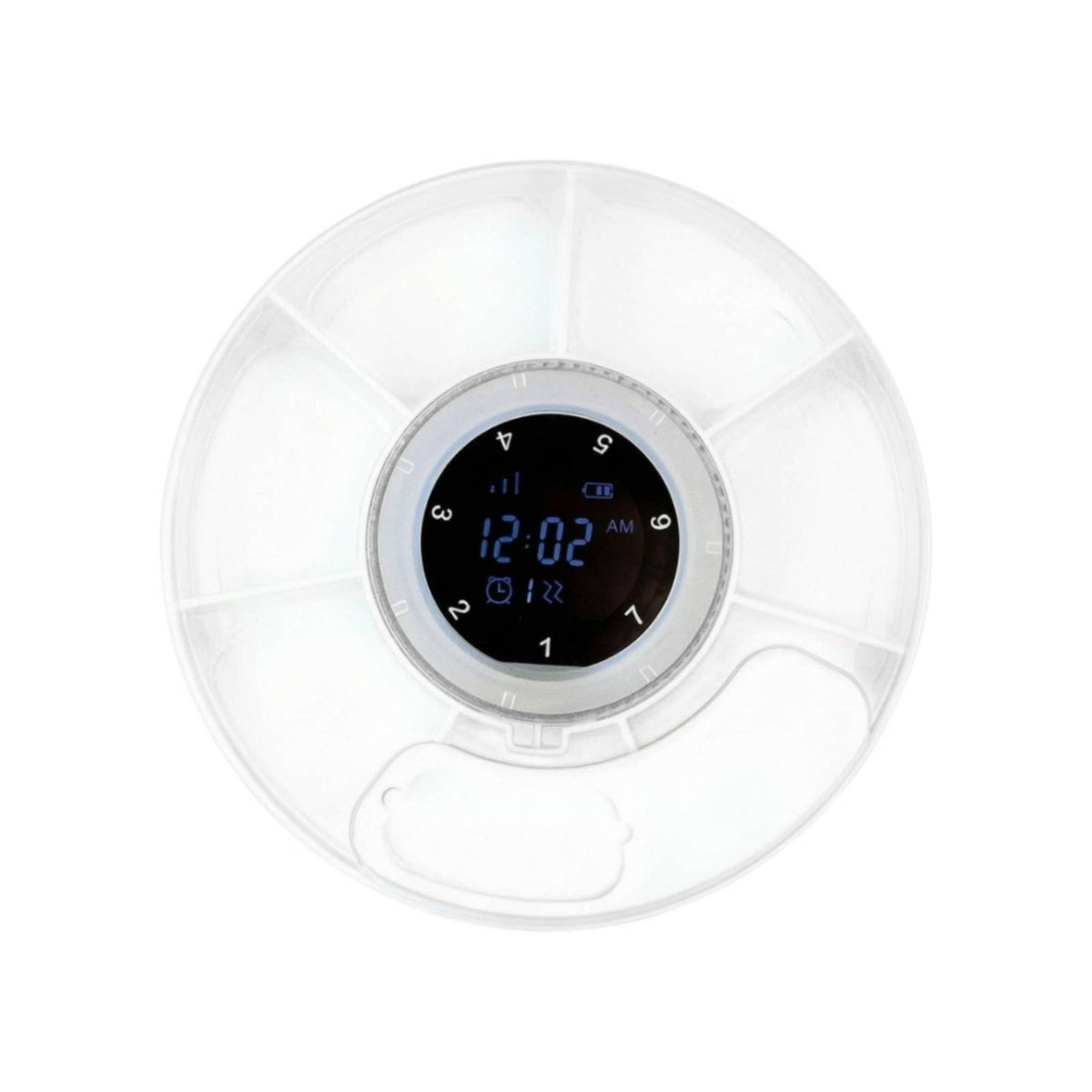 Bluetooth Electronic Medication Box with Alarm Portable Electronic Medication Box Transparent Easy-to-Read for Seniors