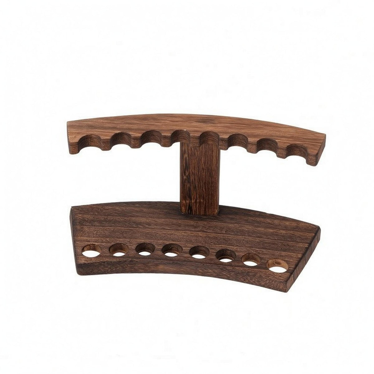 Wooden Pen Display Stand Open-Frame Office Storage Wood Grain