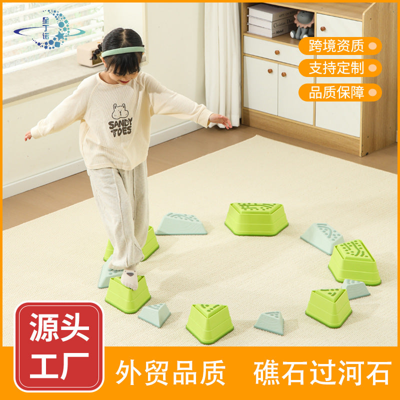 Tactile Stepping Stones for Kids Sensory Training Equipment Kindergarten Stepping Stones Toy