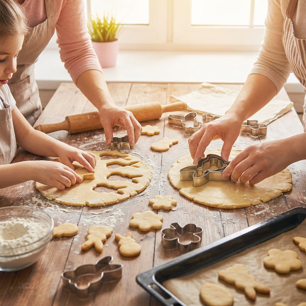 Easter Cookie Food Grade Hare and Egg Cookie S Easy to Clean Bunny Shaped Cooking Pastry Shape for Families, Crafters, Cake Decorating, Crafting