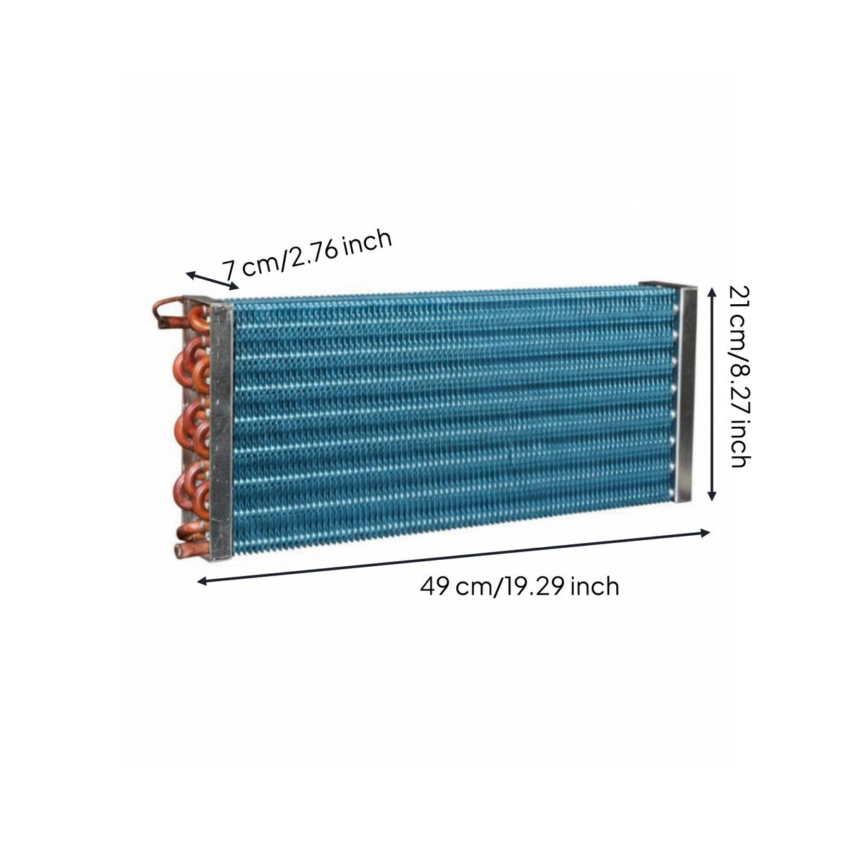 Refrigerator Condenser Coil Finned Tube Heat Exchanger