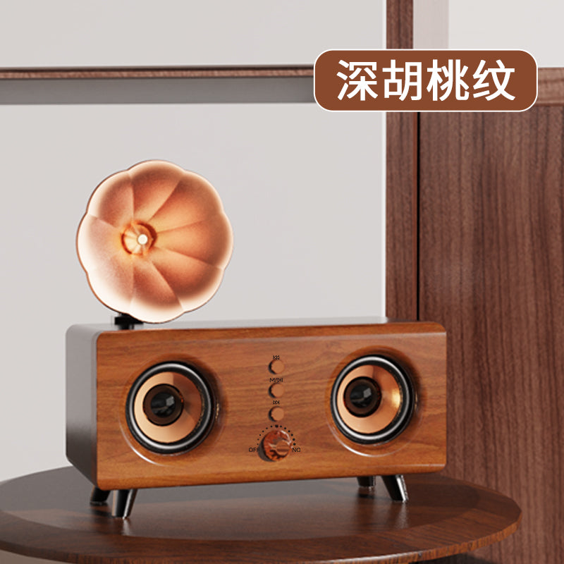艾硕美复古蓝牙音箱创意音响唱片机生日礼物送男女生朋友闺蜜毕业