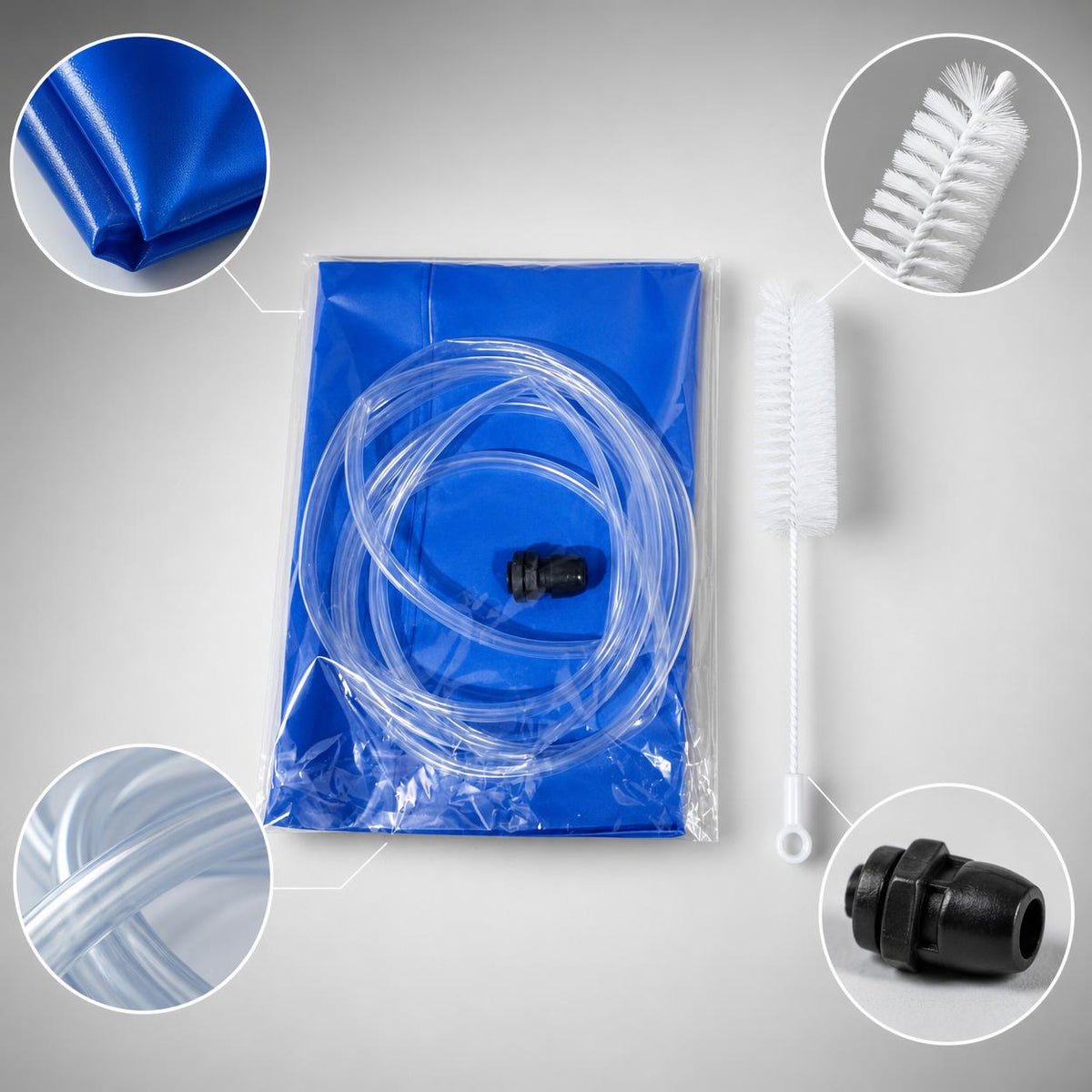 Air Conditioner Cleaning Kit with Water Catchment Cover and Drain Bag for Split Units