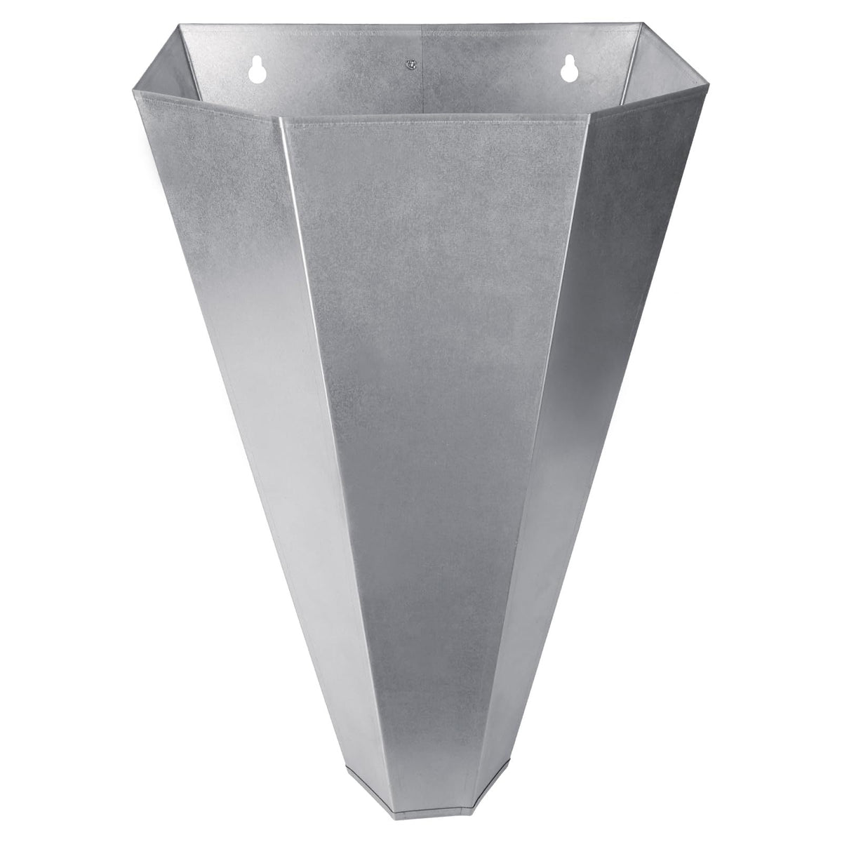 Heavy Duty Metal Poultry Cone Flat Back Funnel Poultry Restraint Cone