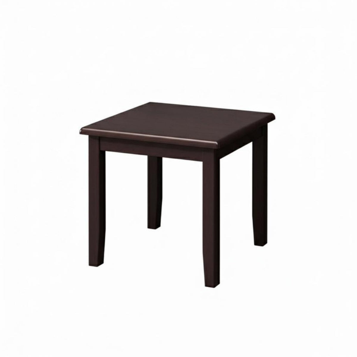 Small Square Table Solid Wood Construction Nightstand Chinese Aesthetic Design