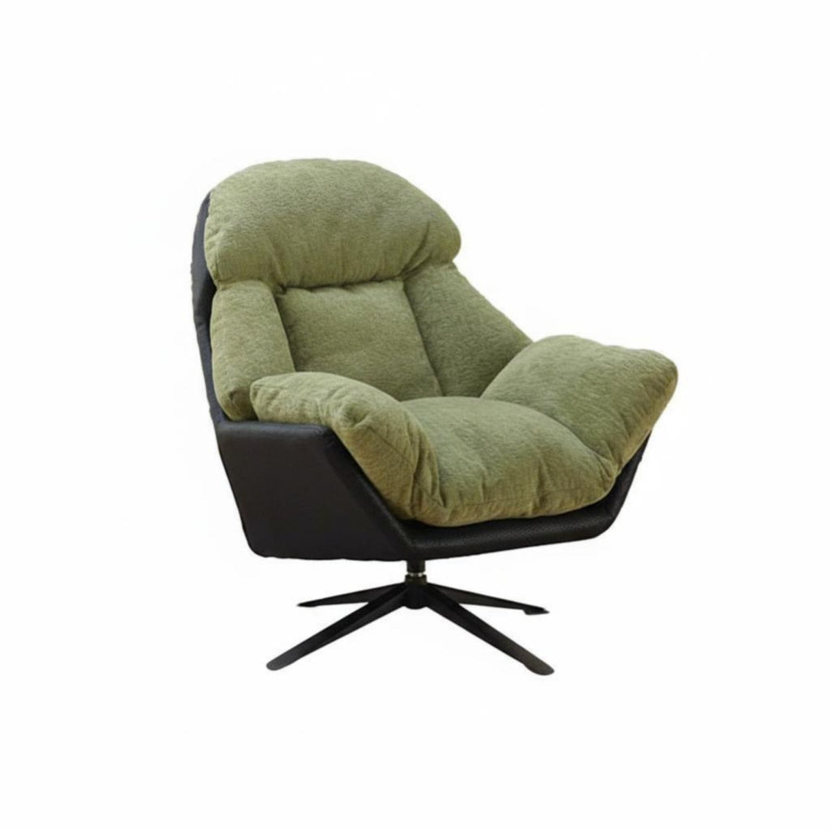 Upholstered Rotating Chairchair Luxurious Design Rotating Chairchair Modern Aesthetic Easy Assembly for Readers