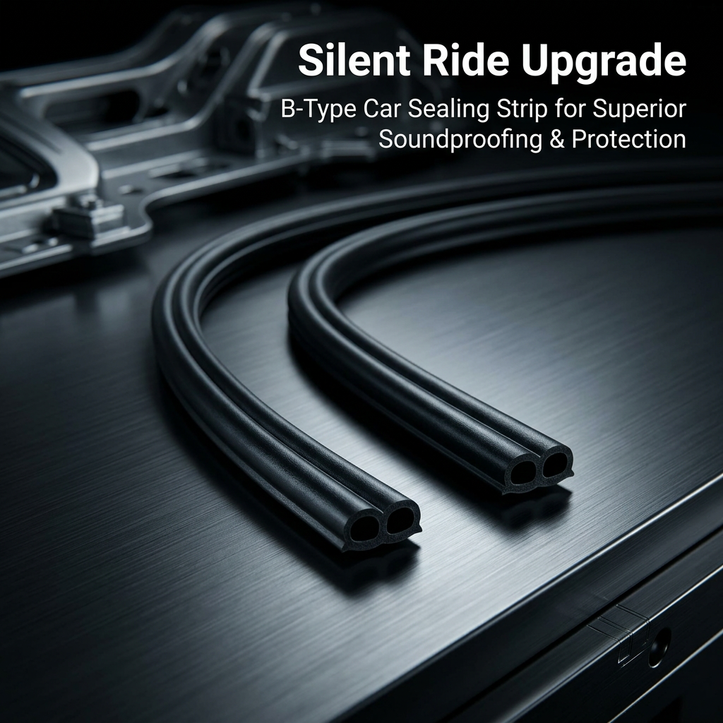 Car Door Seal Strip Rubber Sealing Strip for Most SUVs Sedans, Soundproof Noise Reduction Windproof Dustproof Automotive Door