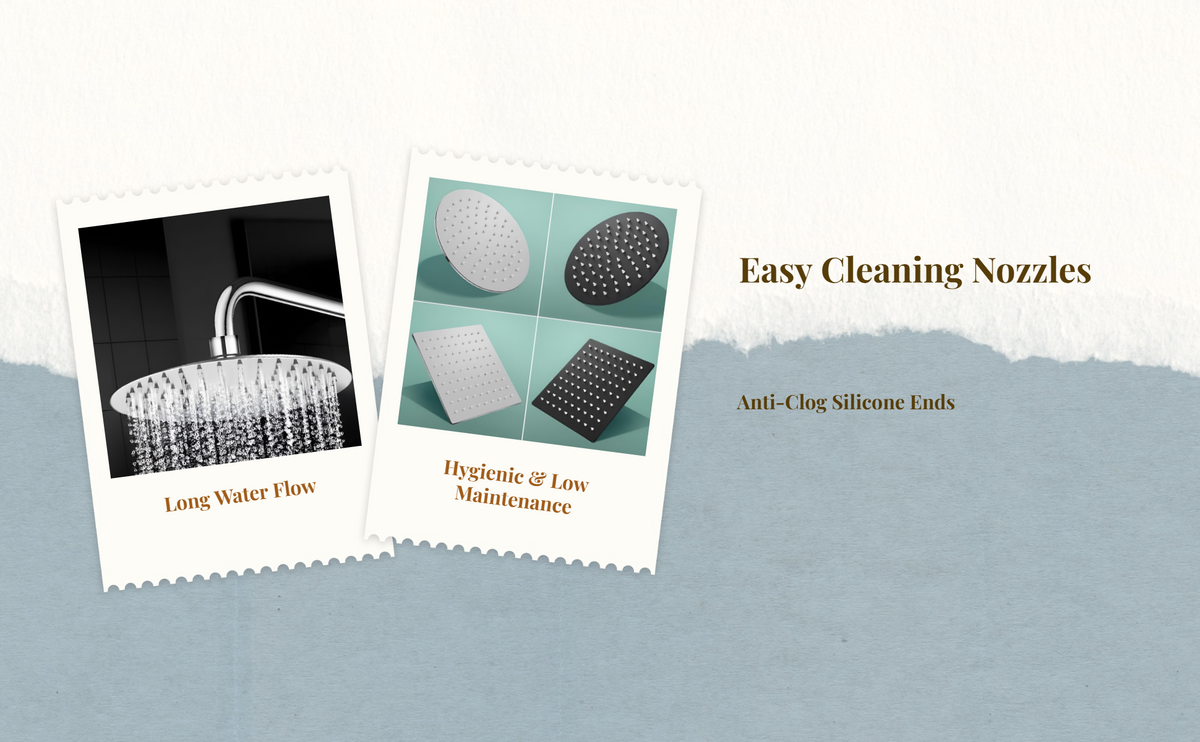 High-pressure stainless steel shower head