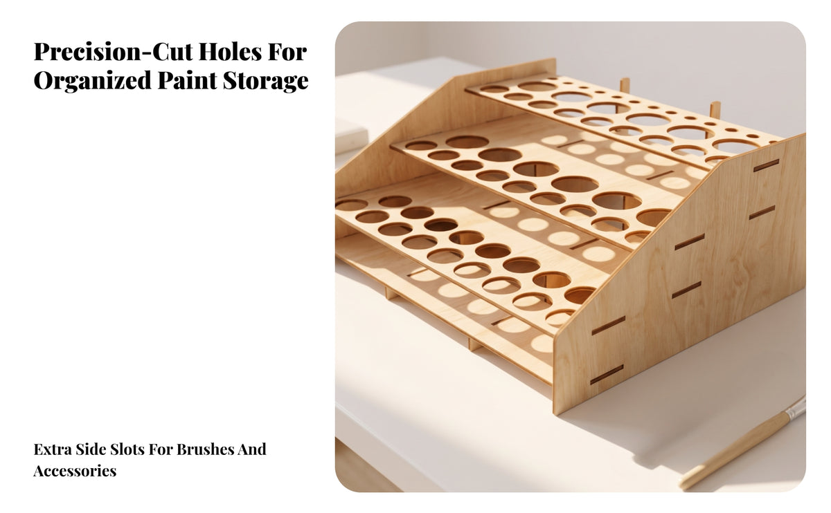 Compact Paint Bottle Holder