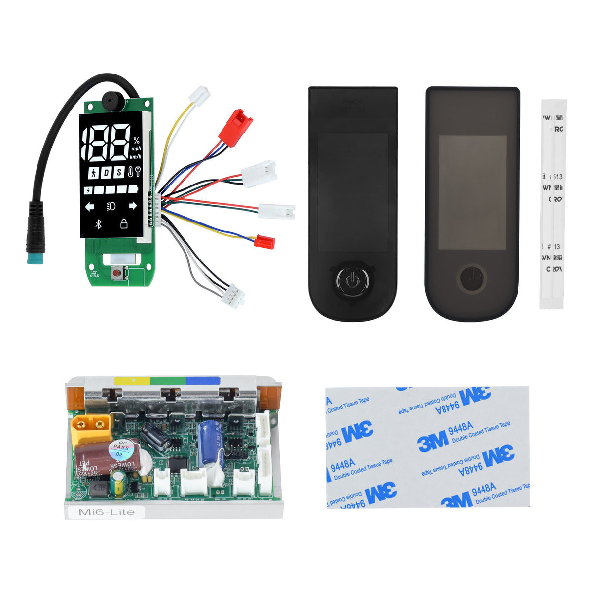 Mi6-Lite Dashboard with Turn Signal Scooter Bluetooth Controller Panel Protective Cover Accessories