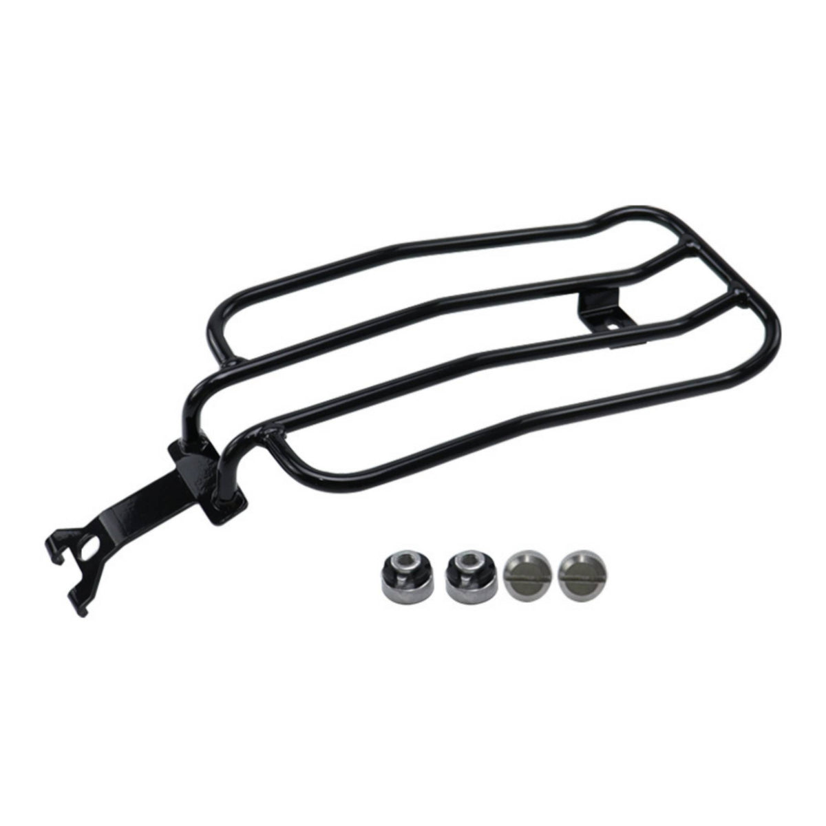 Motorcycle Rear Rack Fixed-Mount Rear Luggage Rack High-Support Motorcycle Cargo Carrier for Riders