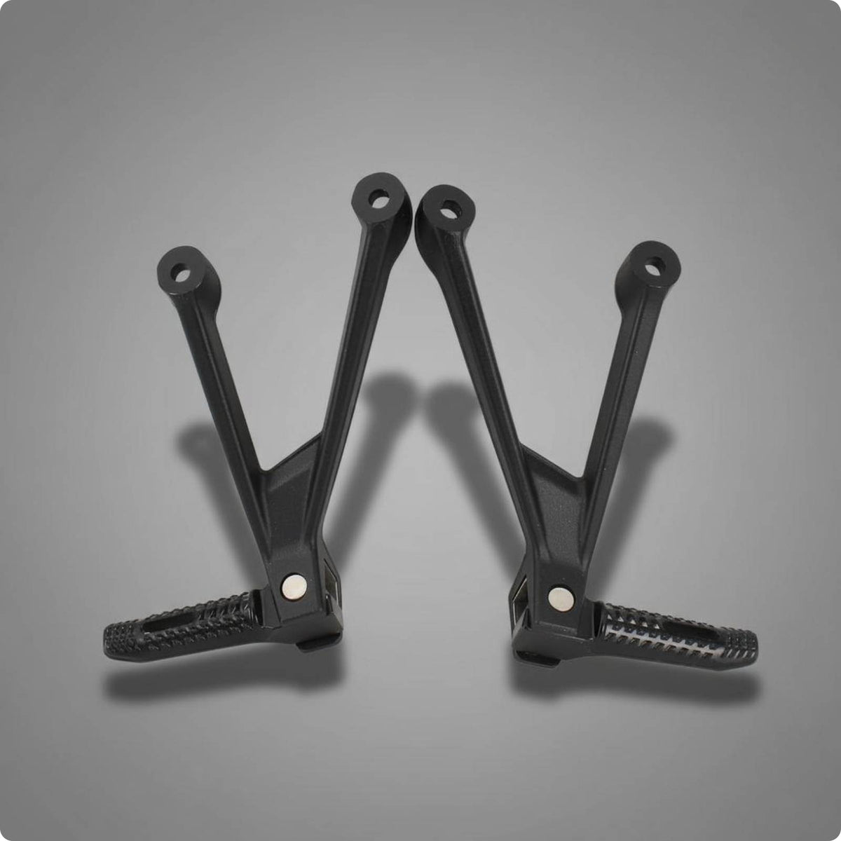 Rear Set Footpeg Bracket Metal Construction Rear Passenger Footpeg Bracket Set