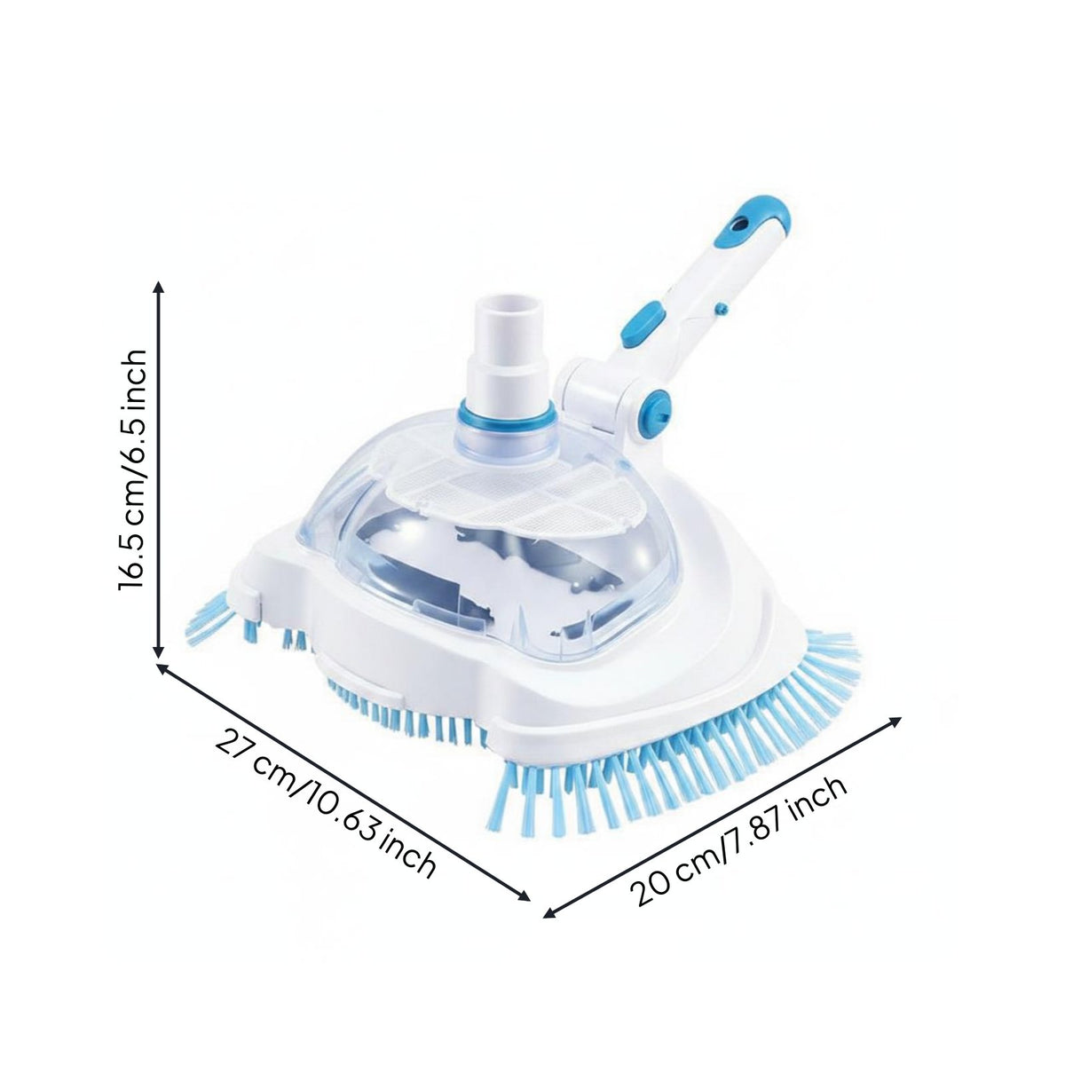Manual Pool Vacuum Head Easy to Install Pool Vacuum Brush Head