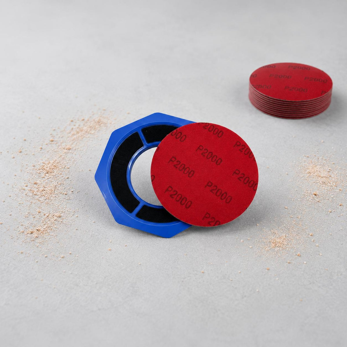 Octagonal Sanding Holder Hard Molded Hand Sander Universal