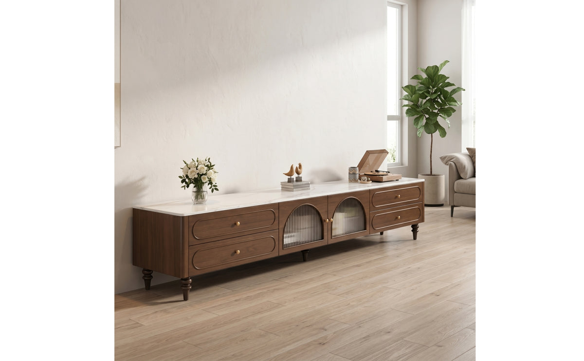 Multi-Layer Storage Cabinet with Drawers White Wooden Storage Cabinet Practical Drawer Chest Wipe-Clean for Living Room