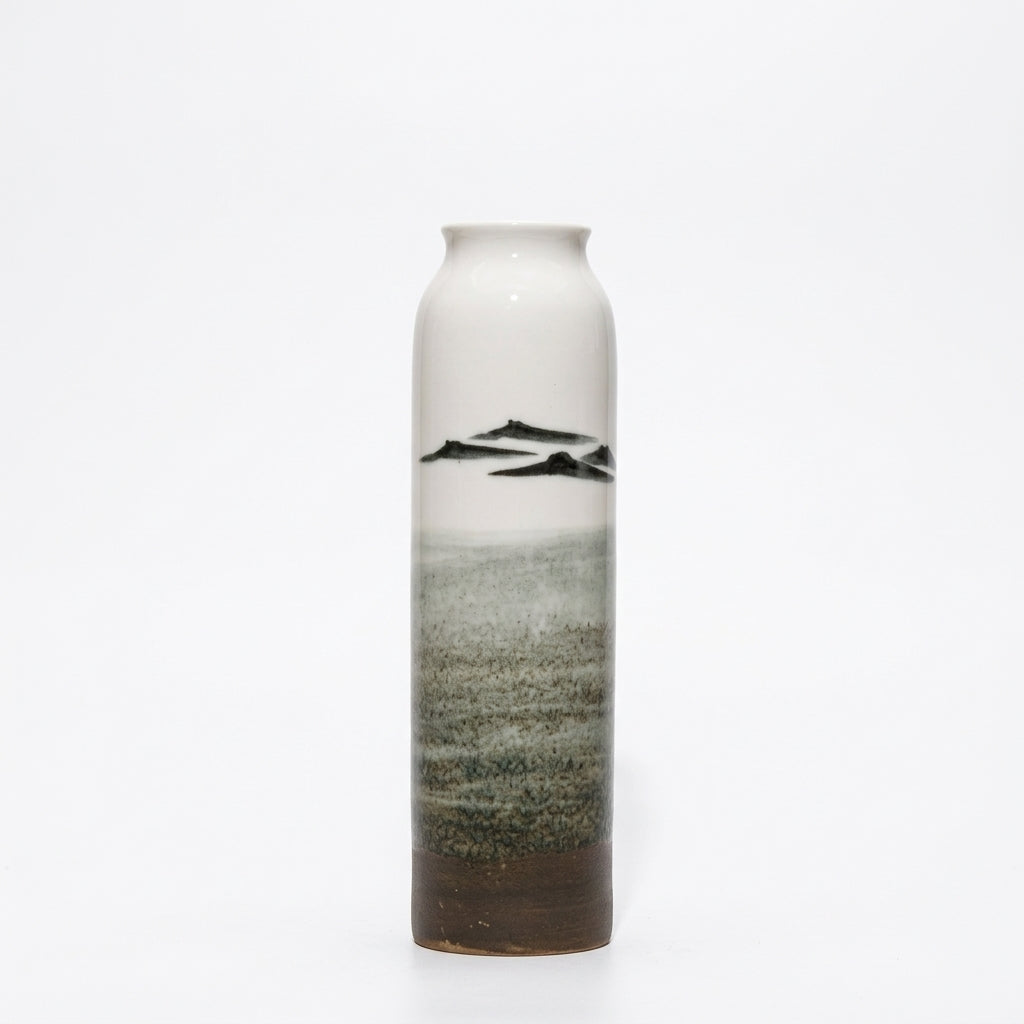 Hand-painted Ceramic Vase, Zen Style