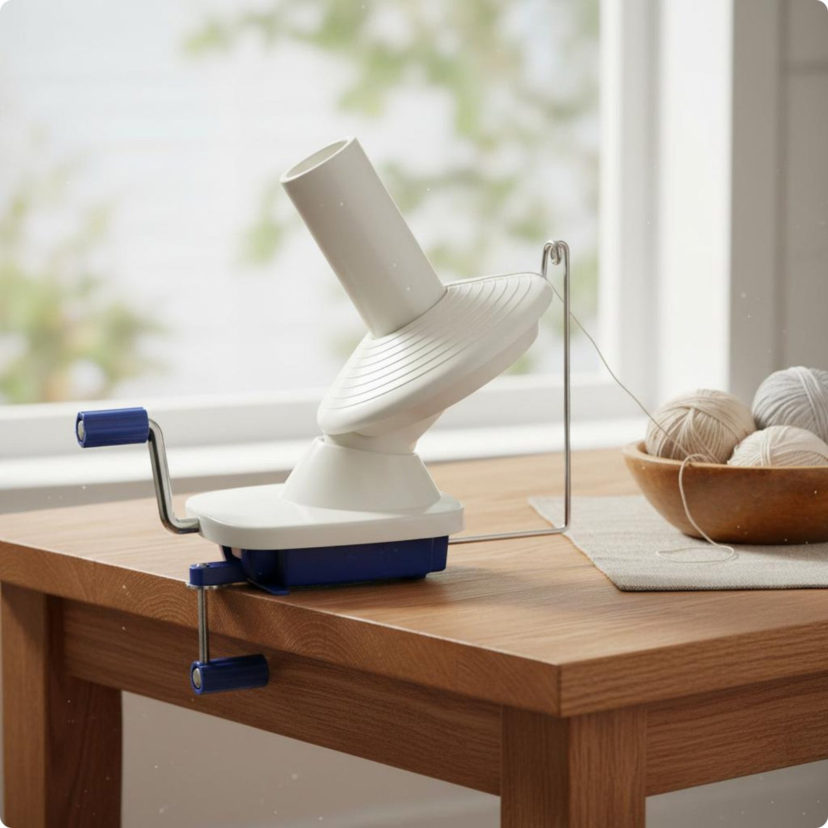 Hand Crank Yarn Winder Long-Lasting Craft Supply Portable for Tabletop