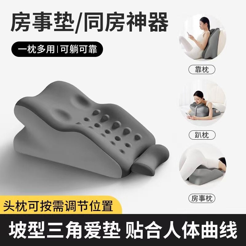 Ergonomic Prone Sleep Pillow and Position Aid