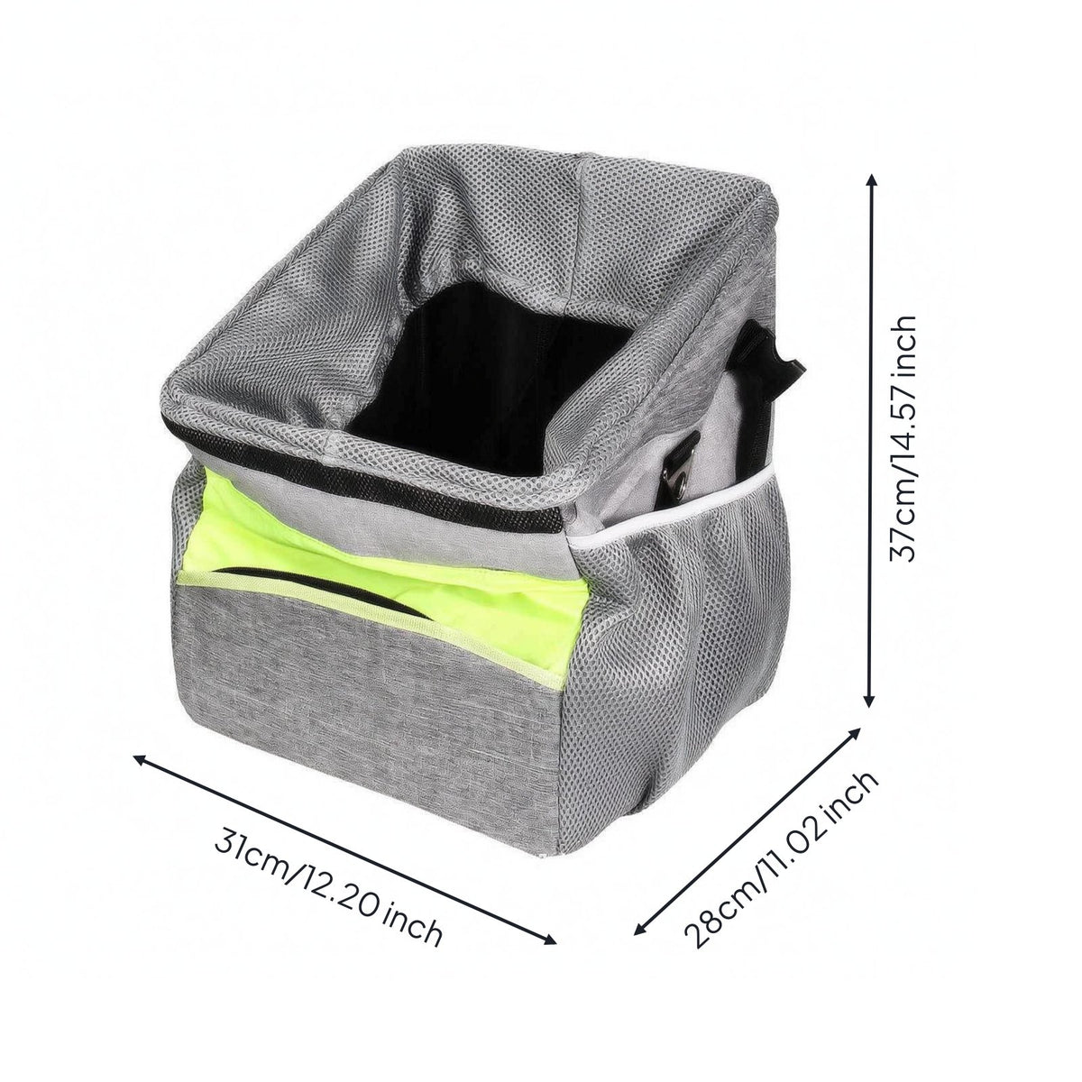 Front Cycle Pet Carrier Structured Cycle Carrier Easy to Pet-Friendly Bike Basket for Biking Trips