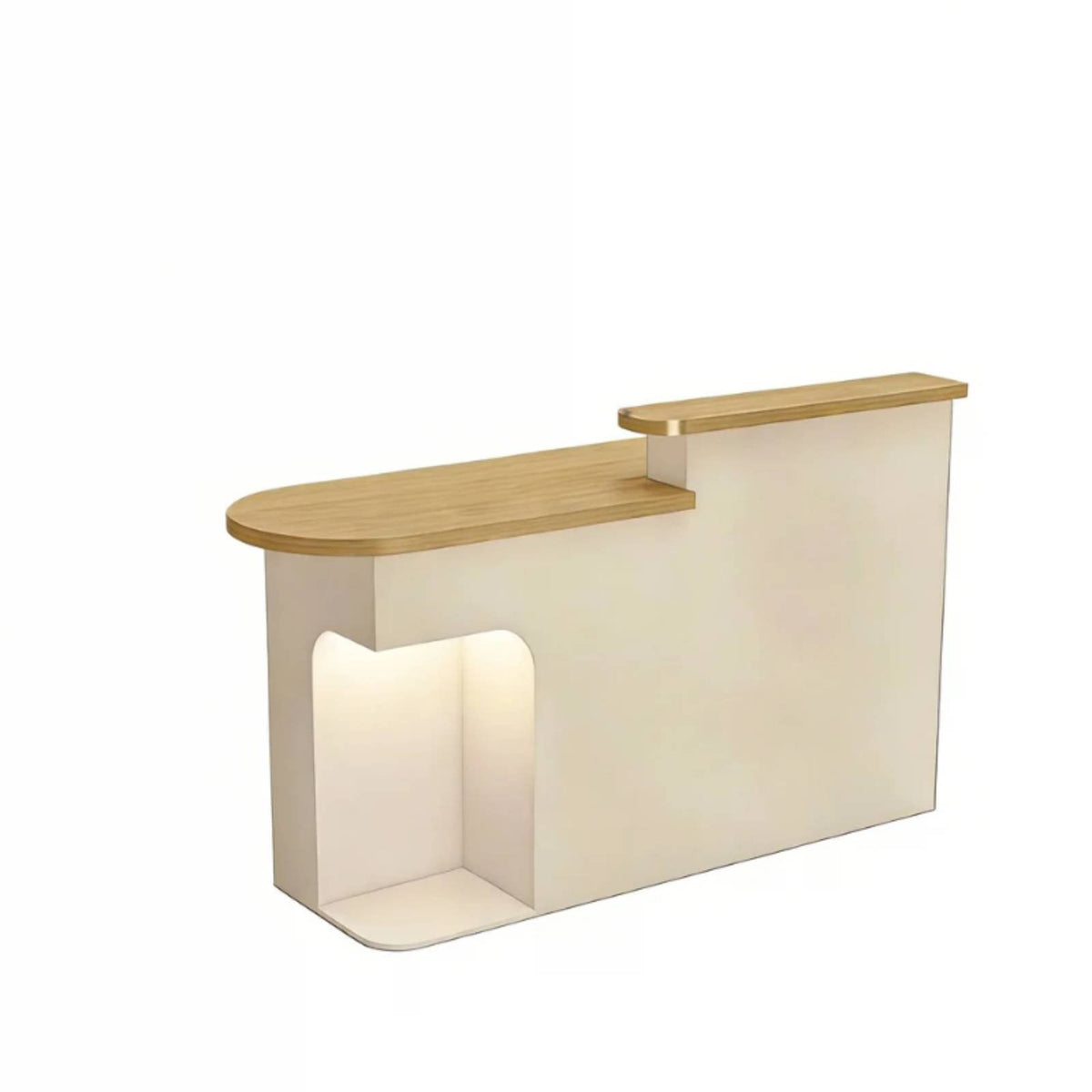 Modern Minimalist Cashier Counter, Small Bar Table, Reception Desk, for Boutiques, Tea Shops, Offices