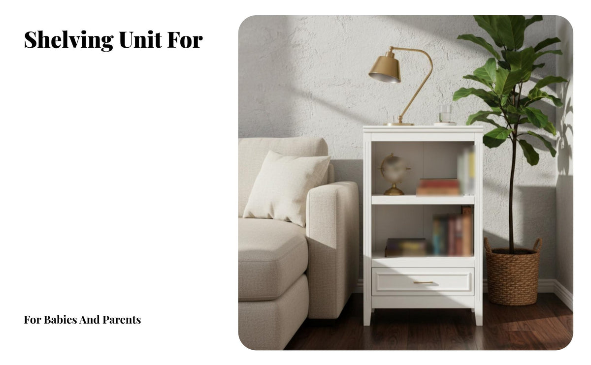 Multi-Tier Shelving shelving unit with Drawers timeless Design shelving unit long-lasting Construction Storage Furniture Adjustable Shelves for Book Lovers, Students, Homeowners, Study Room, Bedroom