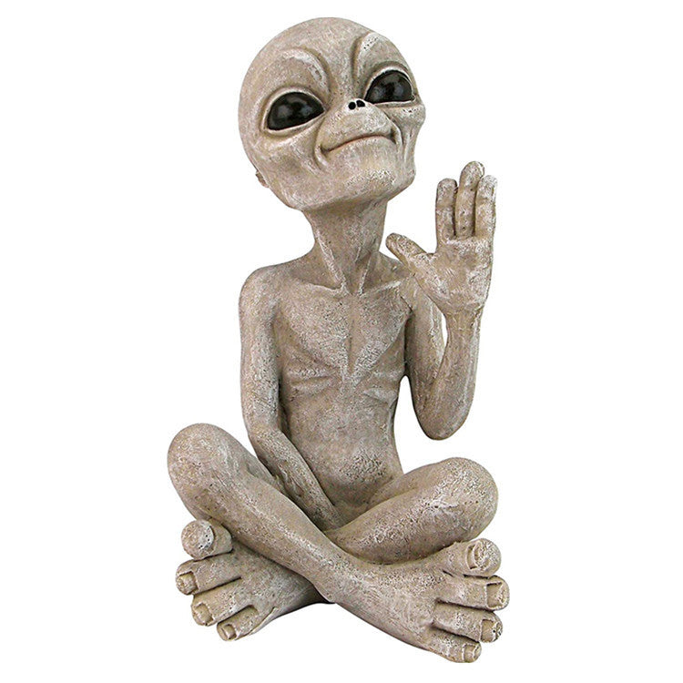 Cross-legged Alien