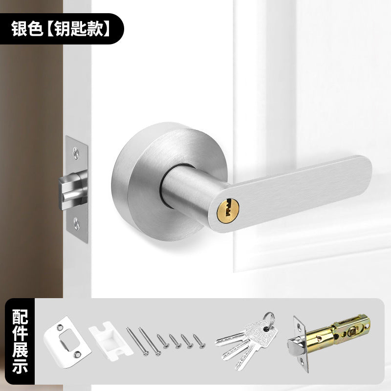 Silver with Key