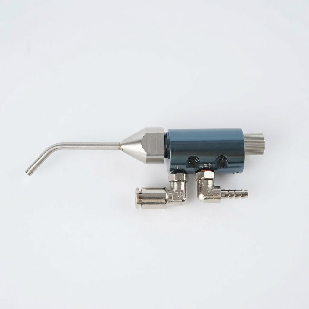 Stainless Steel Gas-Water Mixing Nozzle, Industrial Spray Nozzle for Humidifying, Cooling, Dust Removal, Mist Spraying