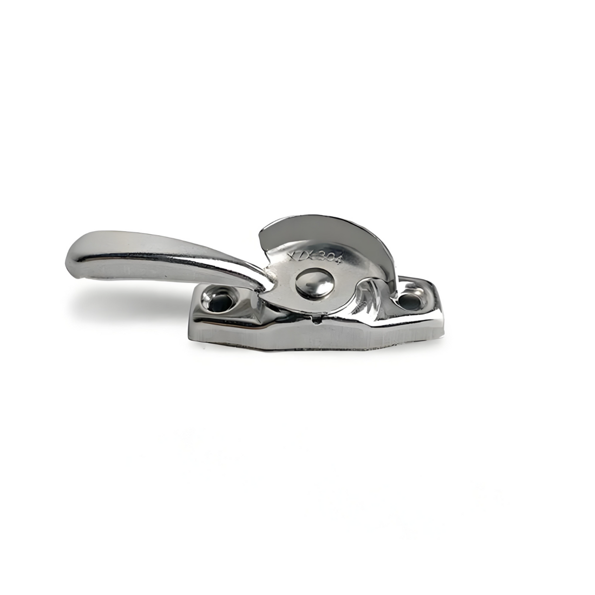 Adjustable aluminum door panel lock