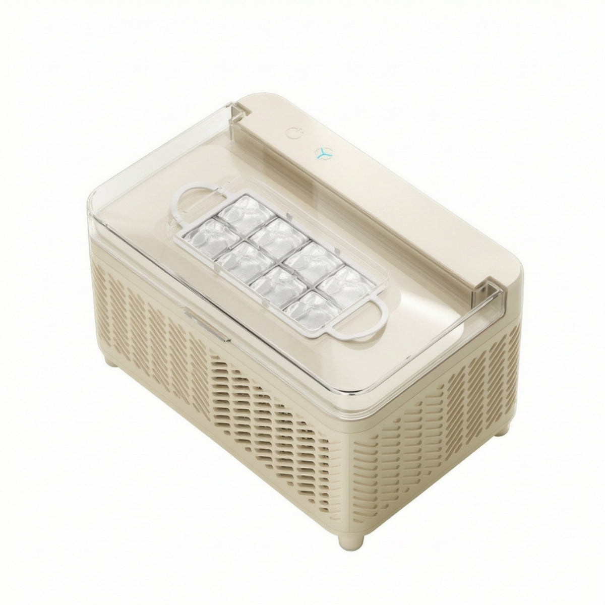 Compact Portable Countertop Ice Maker Electric Portable Ice Maker Fast Appliance Quiet for Campers, Travelers, Camping, Office